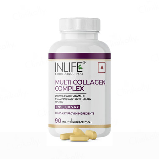 Inlife Multi Collagen Complex Nutraceutical Tablet